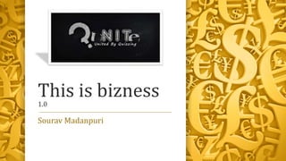 This is bizness
1.0
Sourav Madanpuri
 