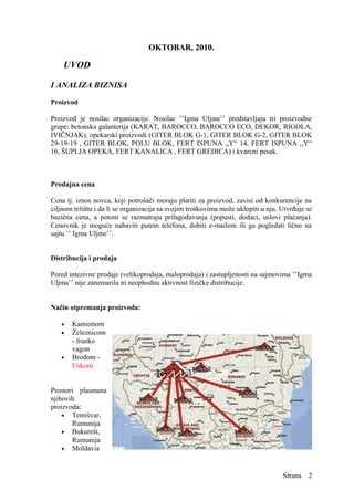 Biznis plan | PDF