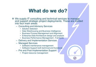 Biz Performance Overview