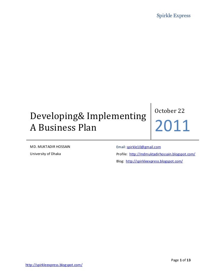A Sample Business Consulting Firm Business Plan Template
