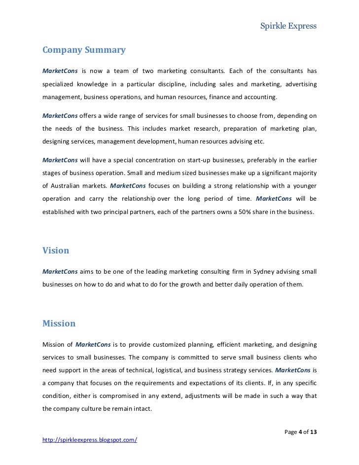 business plan for hr consulting firm