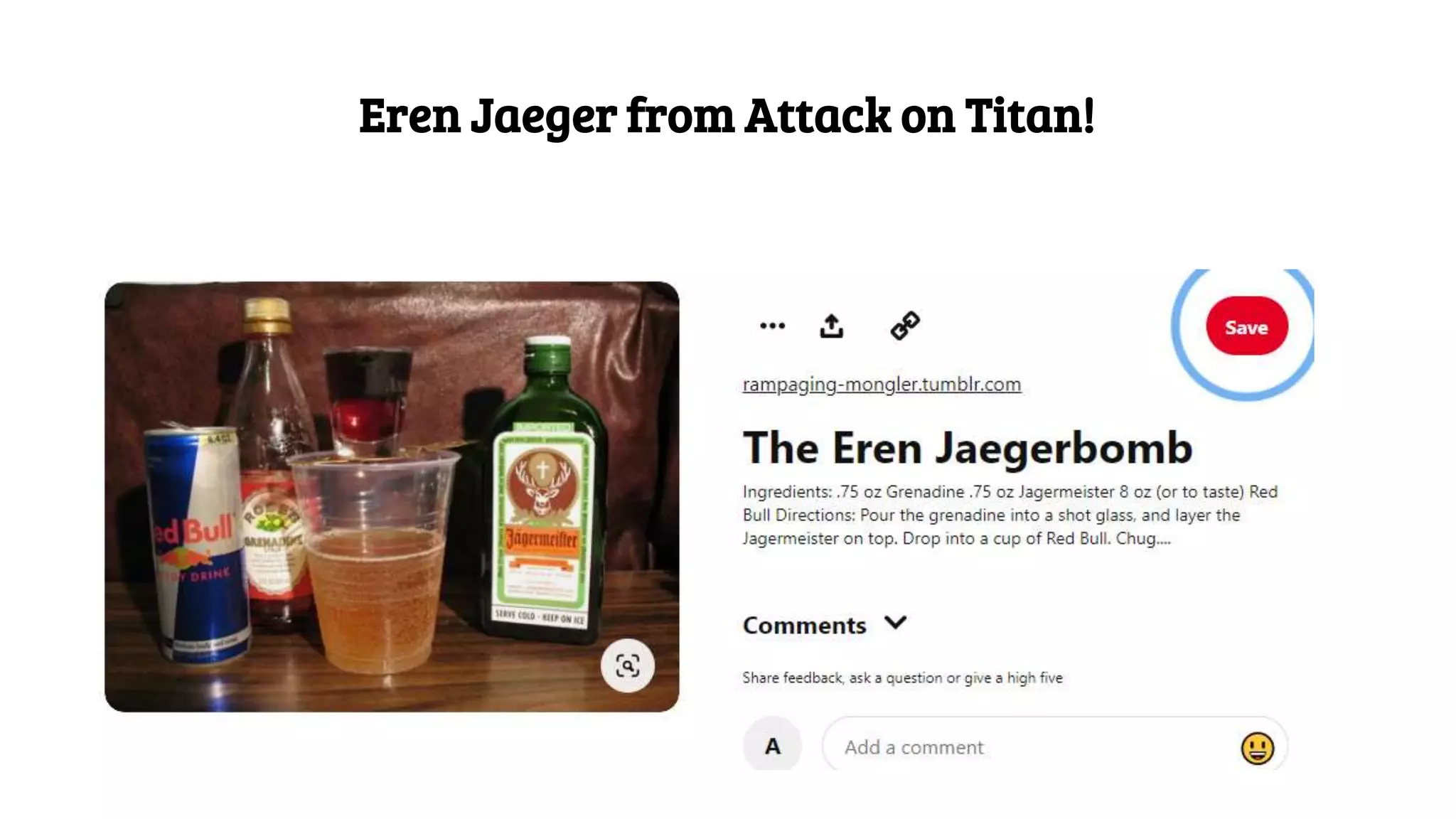 Eren Jaeger from Attack on Titan!
 