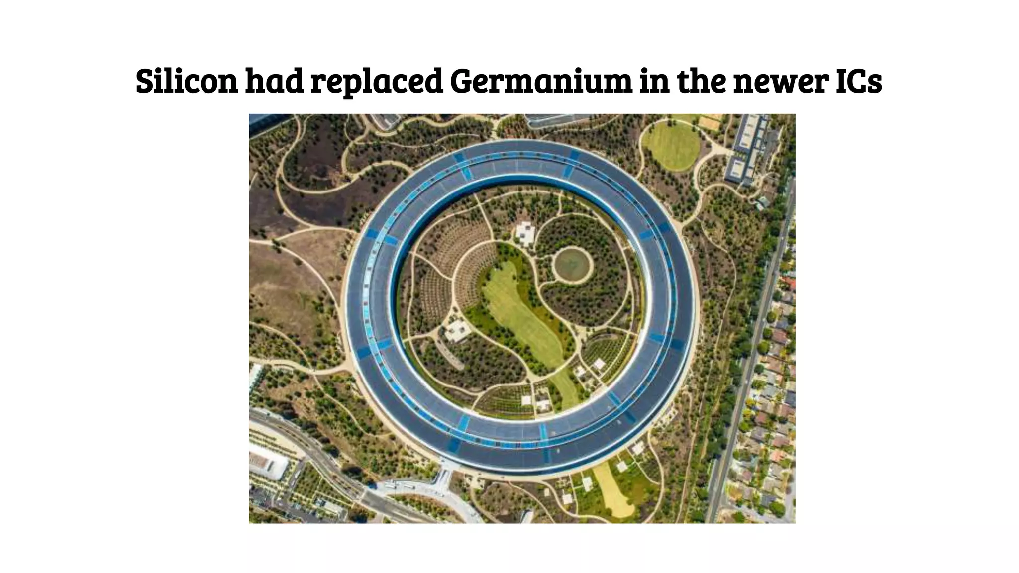 Silicon had replaced Germanium in the newer ICs
 
