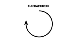 CLOCKWISE DRIES
 