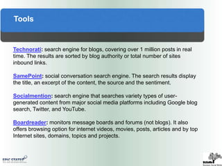 Establish a listening post