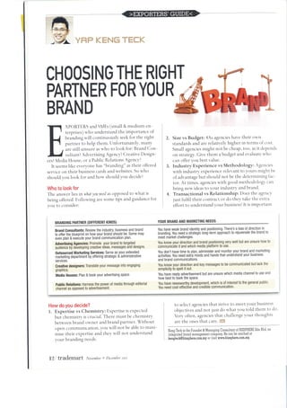 Choosing the right partner for your brand