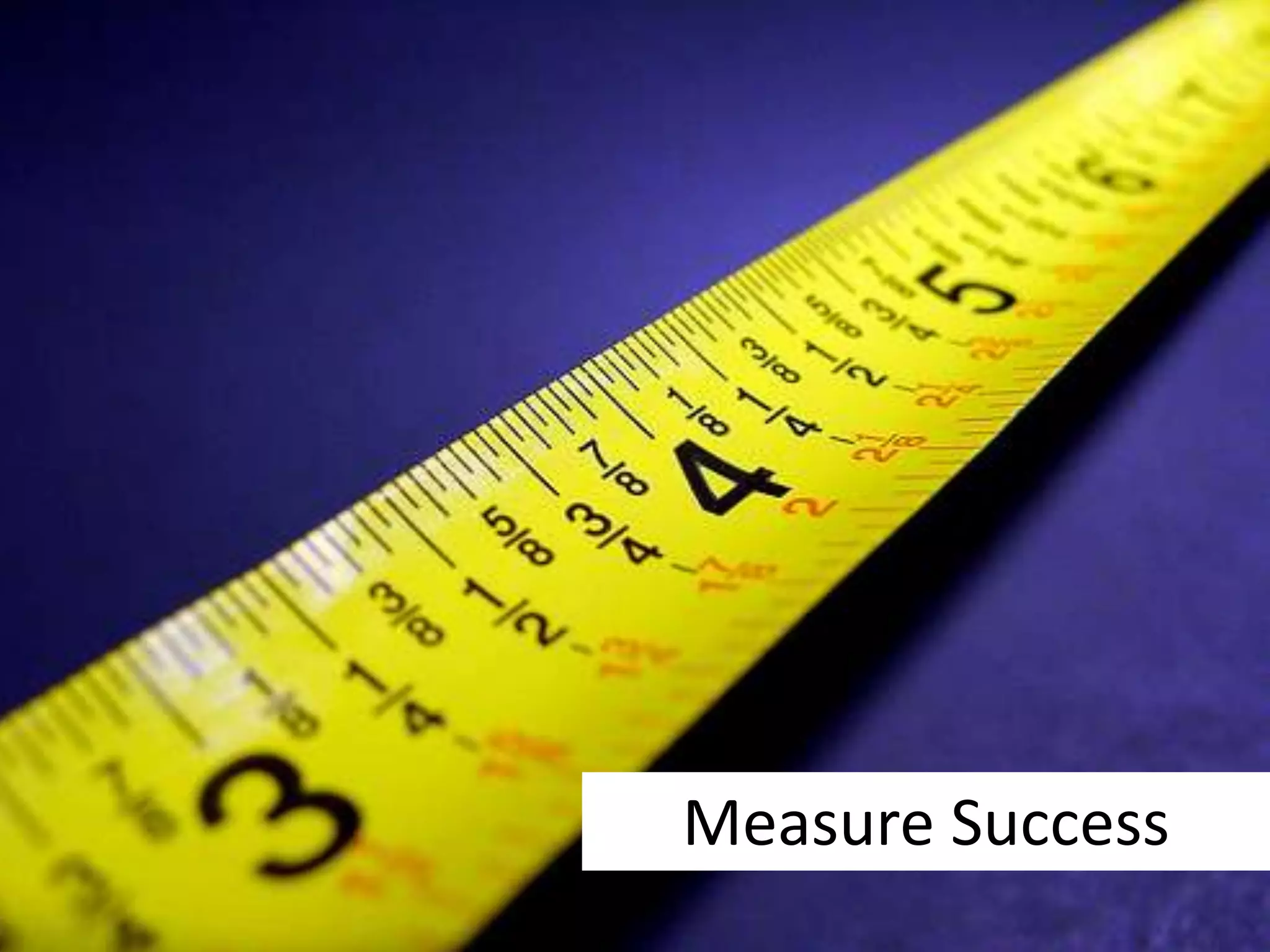 Measure Success
