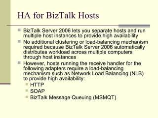 Highly Available BizTalk | PPT