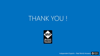 Independent Experts – Real World AnswersIndependent Experts – Real World Answers
 