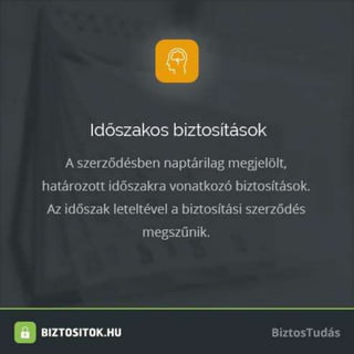 Biztosítási alapfogalmak