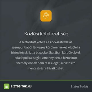Biztosítási alapfogalmak