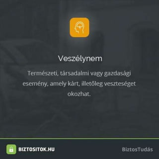 Biztosítási alapfogalmak