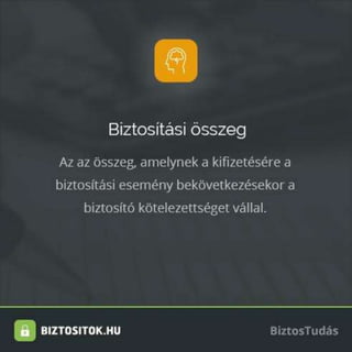 Biztosítási alapfogalmak