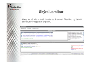 BizVision Kerfisstjórn