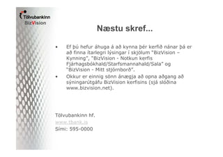 BizVision Kerfisstjórn