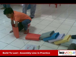 Build To Last : Assembly Line in Practice