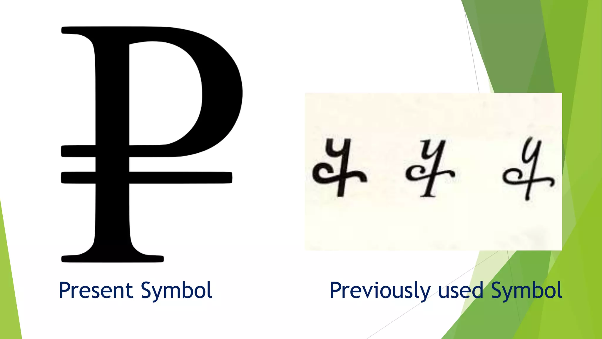 Present Symbol Previously used Symbol
 