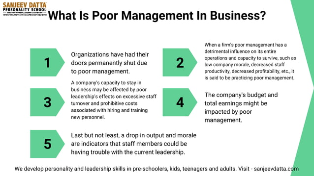 Bizzare Effects of Poor Management | PPT