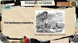 BIZZZZZ QUIZZZZ
The Railways Industry
The Railway Juggernaut of 1845
 