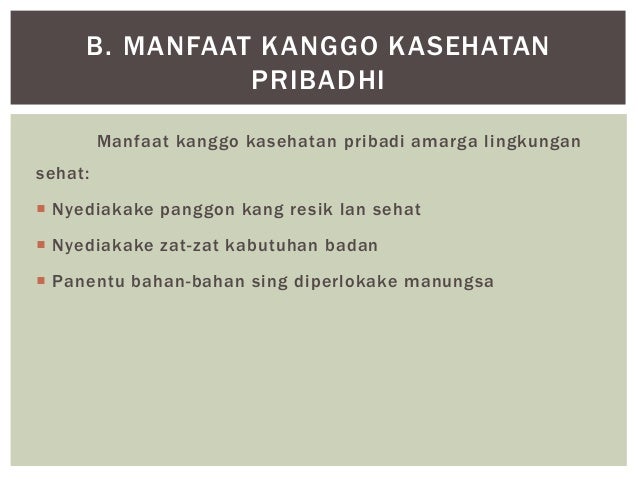 Artikel Bahasa Jawa Mengenai Kesehatan