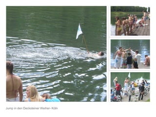 Jump in den Rhein- Biebrich
 