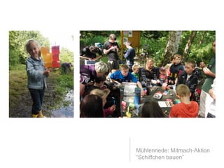 Mühlenriede: Mitmach-Aktion
“Schiffchen bauen”
 