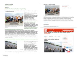 Altstadt - Flashmob: Wasserschlacht am Jungfernstieg - Hamburg-Mitte...                         http://www.abendblatt.de/hamburg/hamburg-mitte/article2310380/Fla... Flashmob an der Binnenalster - barmstedter-zeitung.de                                                     http://www.barmstedter-zeitung.de/nachrichten/norddeutschland/artikel...



                                                                                                                                                                                  NORDDEUTSCHLAND

                                                                                                                                                                                  Flashmob an der Binnenalster
            (http://www.abendblatt.de/)
                                                                                                                                                                                                                                                                                             

                                                                                                                                                                                                                                                                                             DRUCKEN | VERSENDEN
             HAMBURG-MITTE
             ALTSTADT                                                                                                                                                                                                                                                                            Empfehlen     0             Twittern   0

                Flashmob: Wasserschlacht am Jungfernstieg
                Lisa Fröhling 17.06.2012, 18:46 Uhr

                Um für mehr Gewässerschutz zu werben, lieferten sich maritim verkleidete Aktivisten mitten in der Stadt
                eine Alsterwasser-Schlacht.
                                                                                                         HAMBURG. Die einen kamen als Fisch,
                                                                                                         Taucher oder Meerjungfrau verkleidet, andere
                                                                                                         in Badehose oder Bikini und mit
                                                                                                         Quietscheentchen in der Hand, wieder andere                              dpa
                                                                                                         schafften Luftmatratzen und Planschebecken
                                                                                                                                                                                  HAMBURG. Unterstützer der Wasserinitiative "Viva con Agua" protestierten am europäischen Flussbadetag mit einem Flashmob gegen die
                                                                                                         heran. Mitten in der Innenstadt, am                                      schlechte Qualität des Alsterwassers. Alle Hamburger waren eingeladen, gestern ab 14 Uhr am Alsterufer Verbesserungen im Gewässerschutz
                                                                                                         Jungfernstieg, wo heute viele den                                        einzufordern. Die Hamburger Wasser-Aktivisten sind eins von mehr als 30 Teams bundesweit, die im Rahmen der bundesweiten
                                                                                                         verkaufoffenen Sonntag zum Bummeln                                       Bildungskampagne "Big Jump Challenge 2012" eine Aktion für sauberere Gewässer organisierten. Während Schulklassen, Jugend- und

                                                                                                         nutzten, hieß es heute: "Ohne Wasser kein                                Umweltgruppen ihren Forderungen überwiegend mit einem Sprung ins kühle Nass Nachdruck verliehen, haben sich die Hamburger bewusst für
                                                                                                                                                                                  einen Flashmob an Land entschieden. Die Teilnehmer (Foto)waren aufgerufen, sich zum Thema "Ohne Wasser kein Spaß" zu kostümieren .
                                                                                                         Spaß". Unterstützer der Wasserinitiative "Viva
                                                                                                         con agua"(http://www.vivaconagua.org/)                                     
                                                                                                         lieferten sich hier am Nachmittag eine
                                                                                                                                                                           Flashmob: Kaltes Alster-Bad für sauberes Wasser | Nachrichten - Ham...                                    http://www.mopo.de/nachrichten/kaltes-bad-fuer-sauberes-wasser--fla...
                                                                                                         Wasserschlacht – "natürlich nicht mit
                                                                                                         Trinkwasser, sondern mit Alsterwasser", betont                           Leserkommentare
             Bundesweit sprangen bei der Aktion "Big Jump Challenge" tausende Jugendliche gleichzeitig   Mit-Organisatorin Clara Freitag. Das wurde mit
             ins Wasser. In Hamburg wäre so ein "Massen-Sprung" zu gefährlich gewesen – stattdessen
             daher ein symbolischer Sprung über einen aufgemalten Fluss
                                                                                                         Eimern aus der Binnenalster geschöpft.                                   Bitte melden Sie sich an, um einen Kommentar zu schreiben. Anmelden

             Foto: dpa/DPA                                                                                                                                                        Warum muss ich mich anmelden/registrieren?
                                                                                                         +++++Der rote Faden: Wasserträger für eine
                                                                                                                                                                                  Der A. Beig Verlag distanziert sich prinzipiell von allen in den Leserkommentaren geäußerten Meinungen ohne Rücksicht auf deren Inhalte. Alle
                                                                                                         bessere Welt+++++(http://www.abendblatt.de                               Beiträge in den Leserkommentaren geben ausschließlich die persönlichen Ansichten und Meinungen der User wieder.
                                                                                                                                                                                                               DI 22° MI 22° DO 22°                                      Jobs | Werben/Mediadaten | RSS | Abo | Sitemap
             /hamburg/article2288422/Wassertraeger-fuer-eine-bessere-Welt.html)
                                                                                                                                                                                  Bitte beachten Sie unsere Richtlinien für Kommentare!
             Und um genau dieses Alsterwasser ging es bei der Aktion auch: "Wir möchten, dass noch mehr für eine
             Verbesserung der Wasserqualität getan wird", erklärt Freitag. In den vergangenen Jahren habe sich da zwar schon                                                                                                      REGIONAL SPORT NEWS RATGEBER GIRLS SPIELE VIDEOS SHOP
                                                                                                                                                                                                                                                                          Zeitung zur Probe
             einiges zum Positiven entwickelt und das Alsterwasser entspreche mittlerweile weitgehend den Richtlinien. "Aber                                                                                  Nachrichten | Polizei | Promi & Show | Politik | Kolumnen | Lust auf mehr? Ihre A. Beig Tageszeitung jetzt
                                                                                                                                                                                                                                                                           Veranstaltungen | Hamburg rockt
             man könnte immer noch mehr dafür tun, dass die Alster renaturiert wird", so Freitag. Probleme bringe zum Beispiel                                                                                                                                            2 Wochen kostenlos testen.
                                                                                                                                                                                                                                                                                                            MOPO › Hamburg › Nachrichten
             das Hamburger Abwassersystem mit sich: "Regen- und Mischwasser laufen da eigentlich in zwei separaten
             Kanälen nebeneinander", erklärt die 20-Jährige, "das Regenwasser wird dann in die Alster geleitet. Doch wenn es
             stark regnet, treten die beiden separaten Kanäle über die Ufer." Dann vermischten sich Regen- und Mischwasser,                                                                Twittern   0                @mopo folgen                          0           Empfehlen
                                                                                                                                                                                                                                                                                                    Datum: 17.6.2012
             so dass zum Teil auch Abwasser in die Alster gelangen könne. "Und auch Müll, der in die Alster geworfen wird, ist                                                                                                                                                                      Kommentare: 2
             ein Problem", sagte Freitag.                                                                                                                                            
                                                                                                                                                                                                                                                                                                    Empfehlen: E-Mail
             +++++Fast 900 Millionen Menschen ohne sauberes Trinkwasser+++++ (http://www.abendblatt.de/ratgeber/wissen                                                               
                                                                                                                                                                                                                                                                                                    Kontakt: Redaktion
             /article2213957/Fast-900-Millionen-Menschen-ohne-sauberes-Trinkwasser.html)
                                                                                                                                                                                     
                                                                                 Der Flashmob in der Hamburger Innenstadt war                                                                                                                                                                       Artikel: Drucken

                                                                                 Teil der "Big Jump Challenge", einer
                                                                                 bundesweiten Aktion, die "Viva con agua"                                                                                                                                                                      
                                                                                                                                                                                  © A-BEIG.de 2009
                                                                                 anlässlich des europäischen Flussbadetags
                                                                                                                                                                                  Alle Rechte vorbehalten. Vervielfältigung nur mit Genehmigung der A.Beig Druckerei und Verlag GmbH Hamburgs größte
                                                                                                                                                                                                                                                                                   » & Co. KG                               » MOPO testet
                                                                                 initiiert hatte. Um ein Zeichen für den                                                                                                                                                                        Coups
                                                                                 Gewässerschutz zu setzen, sprangen dabei
                                                                                 deutschlandweit tausende Jugendliche                                                               Norddeutschland                              Sport                                       Deutschland & Welt                           Lokales
                                                                                                                                                                                    Übersicht                                    Lokaler Sport                               Politik                                      Pinneberg
                                                                                 gleichzeitig ins Wasser. "Ursprünglich war auch
                                                                                 in Hamburg so ein Jump geplant", erklärt Clara
             Nur ein paar Jugendliche sprangen in die Binnenalster               Freitag, "aber mit so vielen Leuten gleichzeitig in
                                                                   Foto: dpa/DPA
                                                                                 die Alster zu springen, wäre zu gefährlich                                             1 von 2                                                                                                                                                                03.07.2012 13:40
                                                                                 gewesen. Da haben wir keine Genehmigung
             bekommen." Deshalb sprangen nur einige wenige in die Alster. Die anderen veranstalteten stattdessen die

                                                                                                                                                                                        Flashmob an der Binnenalster: Diese Hamburger Jugendlichen protestieren gegen Wasserverschmutzung.
                                                                                                                                                                                        Foto: dpa




      Presse
1 von 2                                                                                                                                              17.06.2012 20:55                Für mehr Sauberkeit in unseren Flüssen und Seen: Unterstützt von der
                                                                                                                                                                                     Wasserinitiative "Viva con Aqua" und dem "CISV Hamburg" gingen am
                                                                                                                                                                                     Sonntag einige unerschrockene Hamburger Jugendliche in der Binnenalster
                                                                                                                                                                                     baden. Mit ihrem Flashmob protestierten die Jungen und Mädchen gegen die
                                                                                                                                                                                     schlechte Qualität des Alsterwassers.

                                                                                                                                                                                     In ganz Deutschland fanden am europaweiten Flussbadetag ähnliche
                                                                                                                                                                                     Aktionen statt. Überall mit dem gleichen Hintergrund: Die Teilnehmer wollten
 