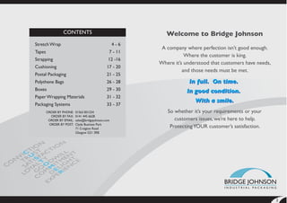Bridge Johnson Product Guide | PDF