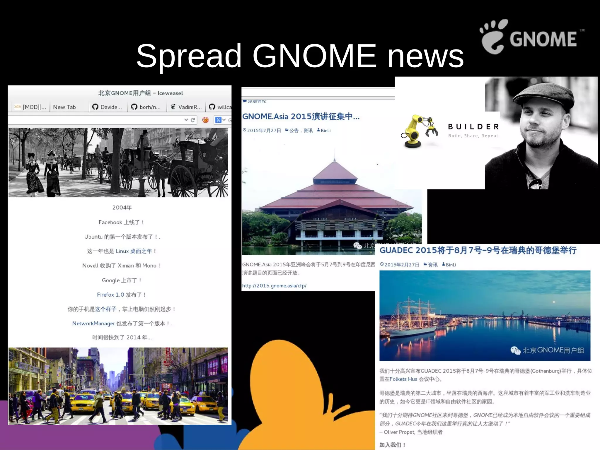 Spread GNOME news
 