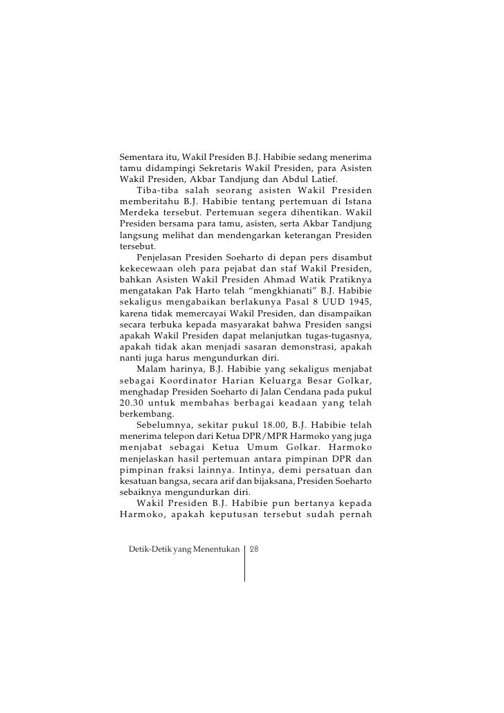 Bj habibi detik-detik yang menentukan