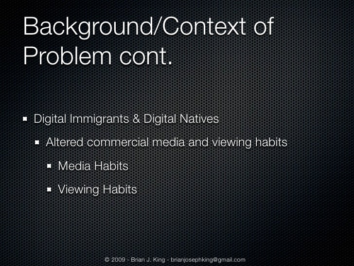Dissertation digital divide