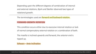 Bjork’s Concept of Jaw Rotation | PPTX