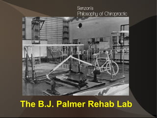 The B.J. Palmer Rehab Lab 
 