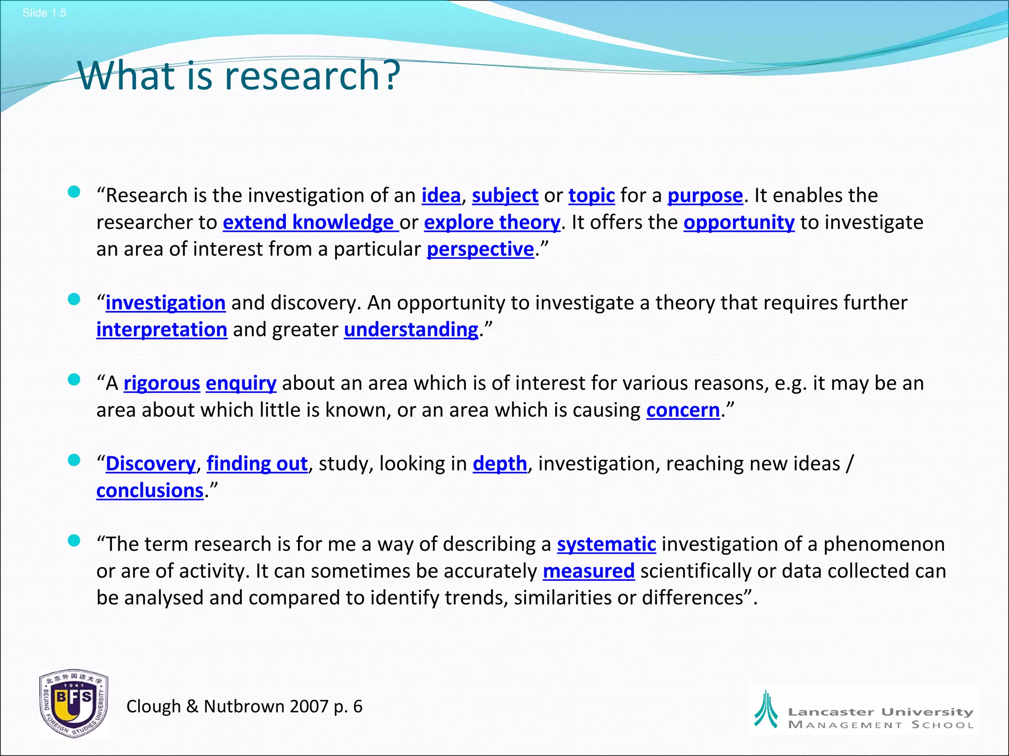 Research Methods for Business Students | PPT