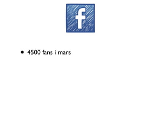 • 4500 fans i mars
 