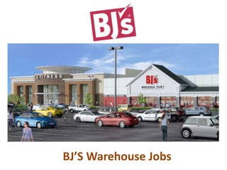 BJ’S Warehouse Jobs
 
