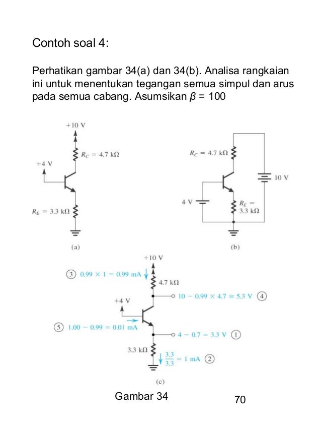 Contoh Soal Transistor Dan Jawabannya Cara Golden