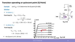 BJT •Basic operation of BJT in active, saturation, cutoff modes | PDF