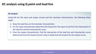 BJT •Basic operation of BJT in active, saturation, cutoff modes | PDF