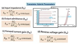 Transistor Hybrid Parameters
 