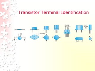 Transistor Terminal Identification
 
