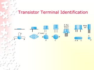 Transistor Terminal Identification
 