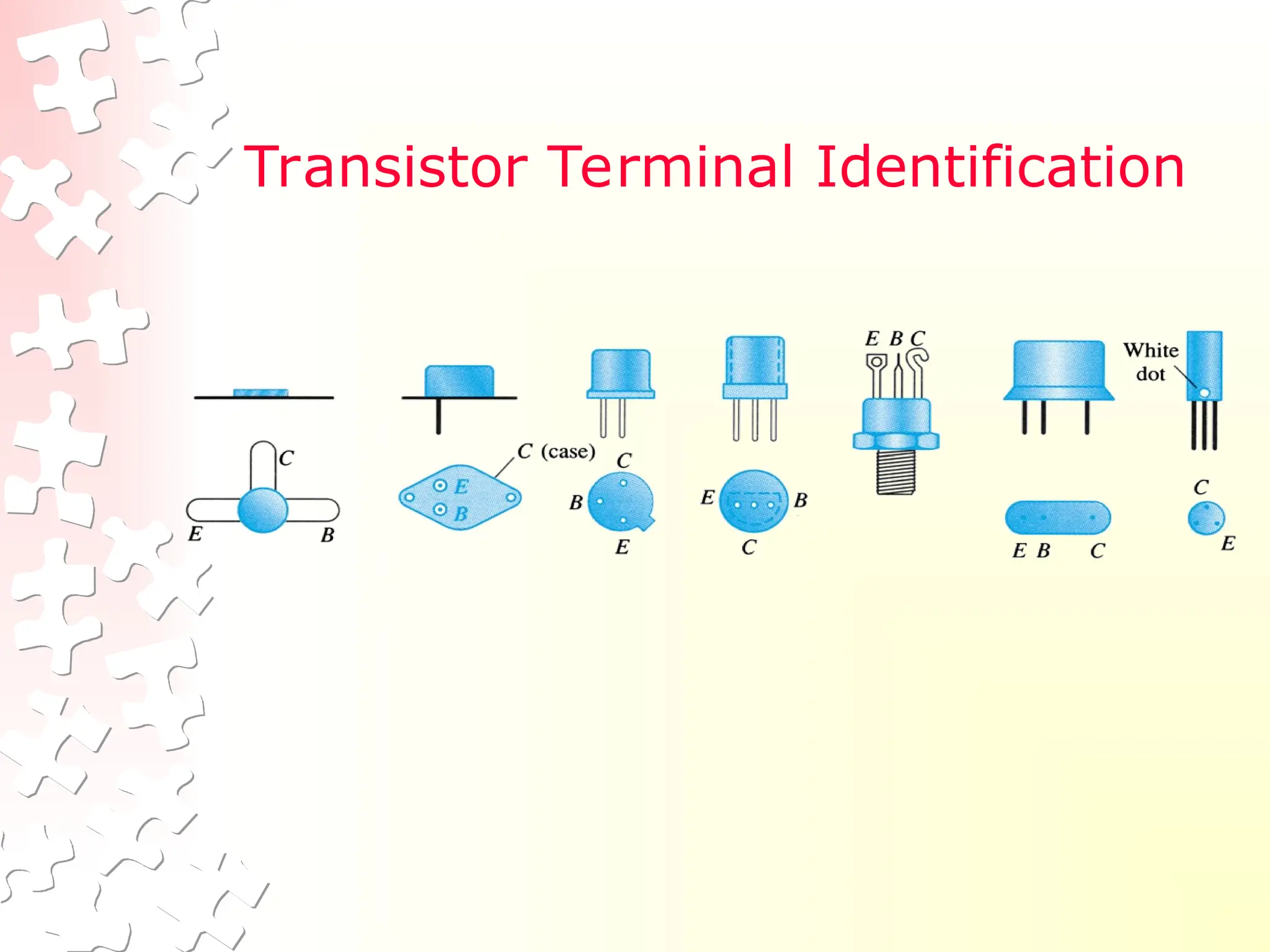 Transistor Terminal Identification
 