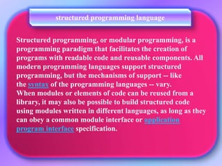 Ppt about programming in methodology | PPTX | Programming Languages ...