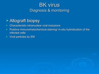 Bk Polyoma Virus | PPT