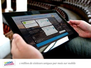 1 million de visiteurs uniques par mois sur mobile
 