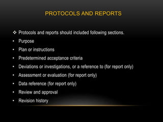 Instructions Protocols Good documentation practice | PPTX