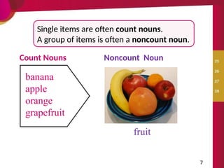 Non Count Unit 25 to 28 Count and Noncount Nouns.ppt
