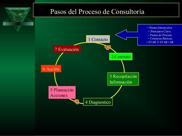 El proceso de consultoría.