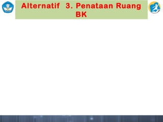 Alternatif 3. Penataan Ruang
BK
 